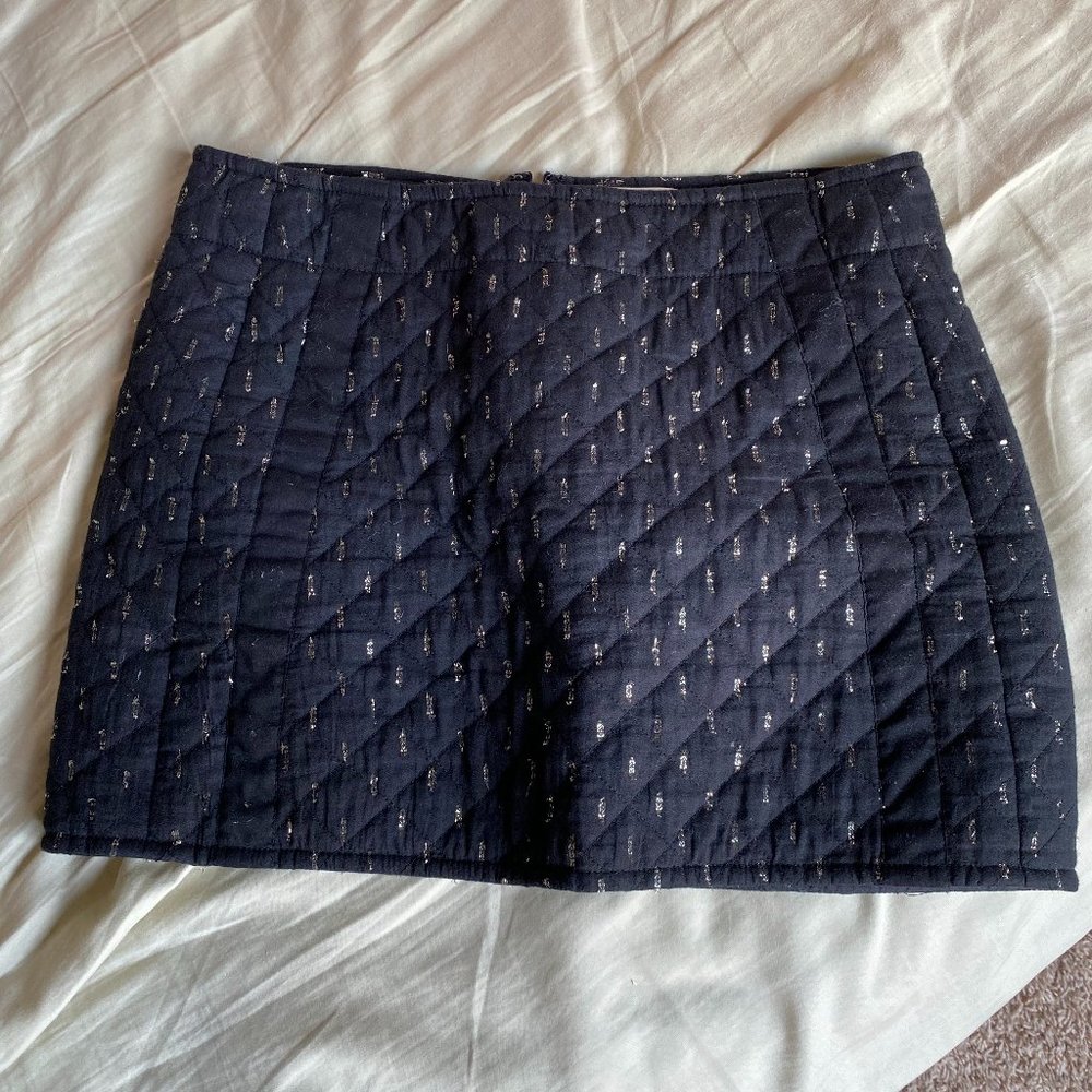 Sezane Black Mini Skirt